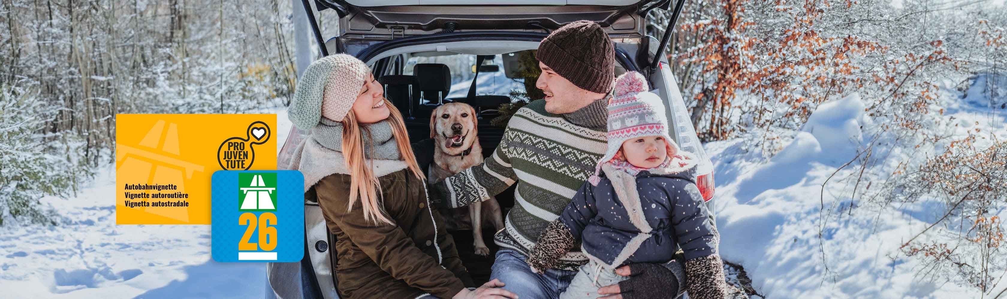 Autobahnvignette für 2025 von Pro Juventute zu gewinnen