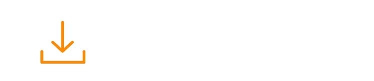 Downloads Geschäftsbericht 2025 - Ein oranger Pfeil als Symbol für einen Download