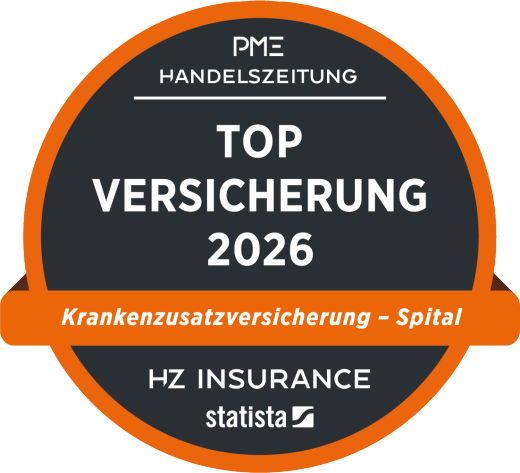 Kundenzufriedenheit - Statista hat die CONCORDIA im Jahr 2026 zur Top Versicherung bezüglich der Spital-Zusatzversicherung ernannt