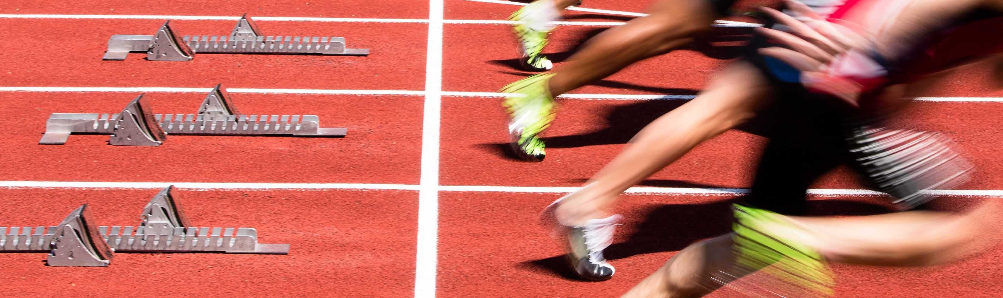 Startschuss bei einem Laufrennen. Die Reaktionszeit ist aber nicht nur im Sport entscheidend.